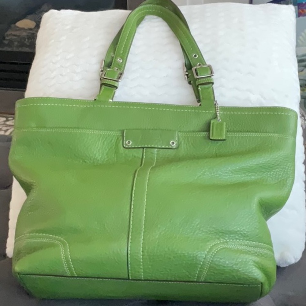 Coach Hamilton Tote Green